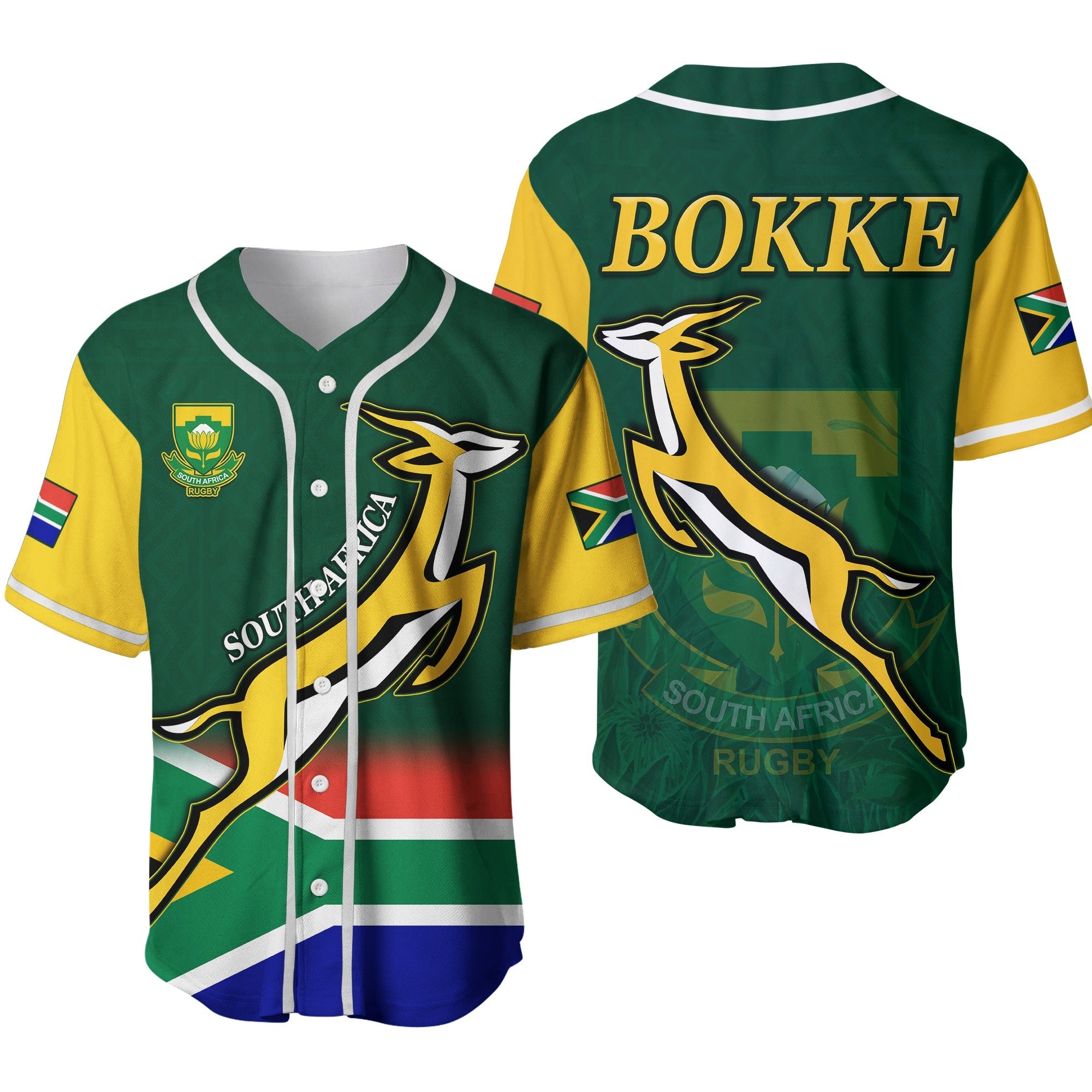 South Africa Rugby Baseball Jersey Springboks Champion Bokke African P Vibe Hoodie Shop 7555