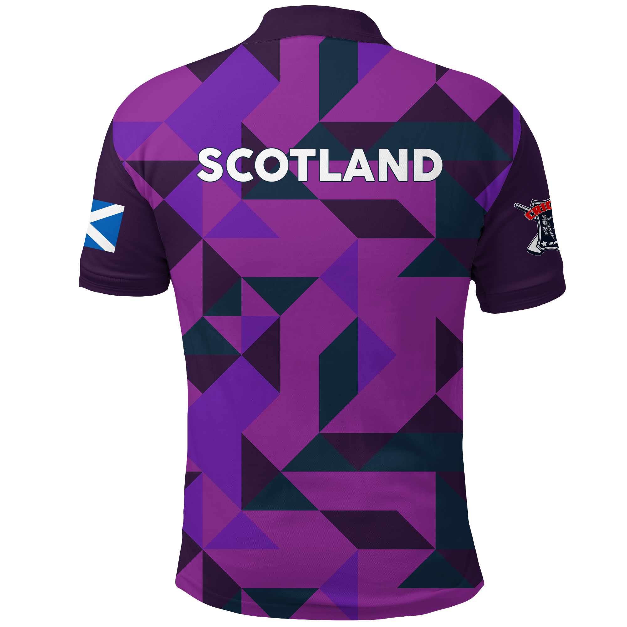 Scotland Cricket Thistle T20 World Cup Men's Polo Shirt - LT2