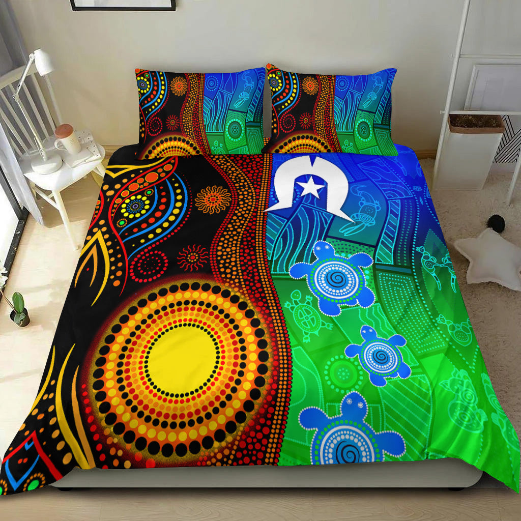 australia-indigenous-aboriginal-and-torres-strait-islands-bedding-set-flag-vibes-lt8