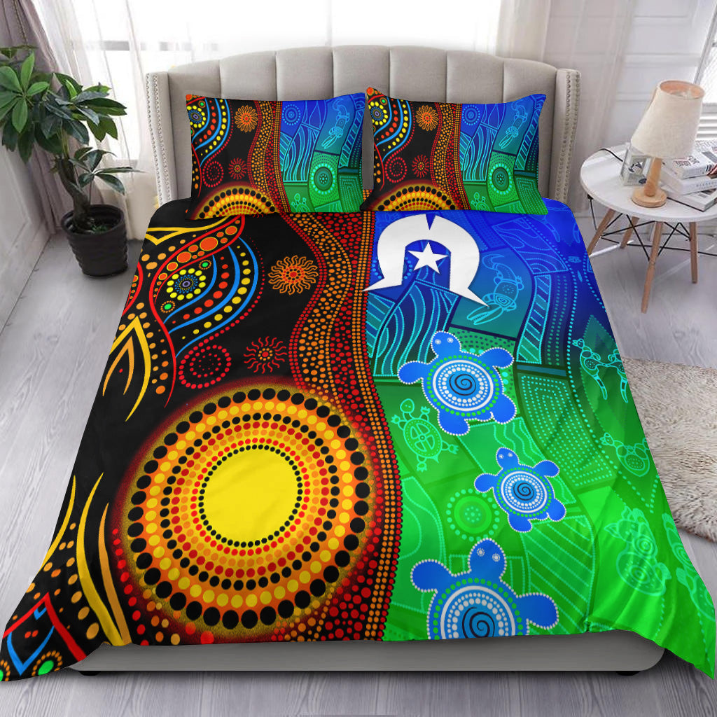 australia-indigenous-aboriginal-and-torres-strait-islands-bedding-set-flag-vibes-lt8