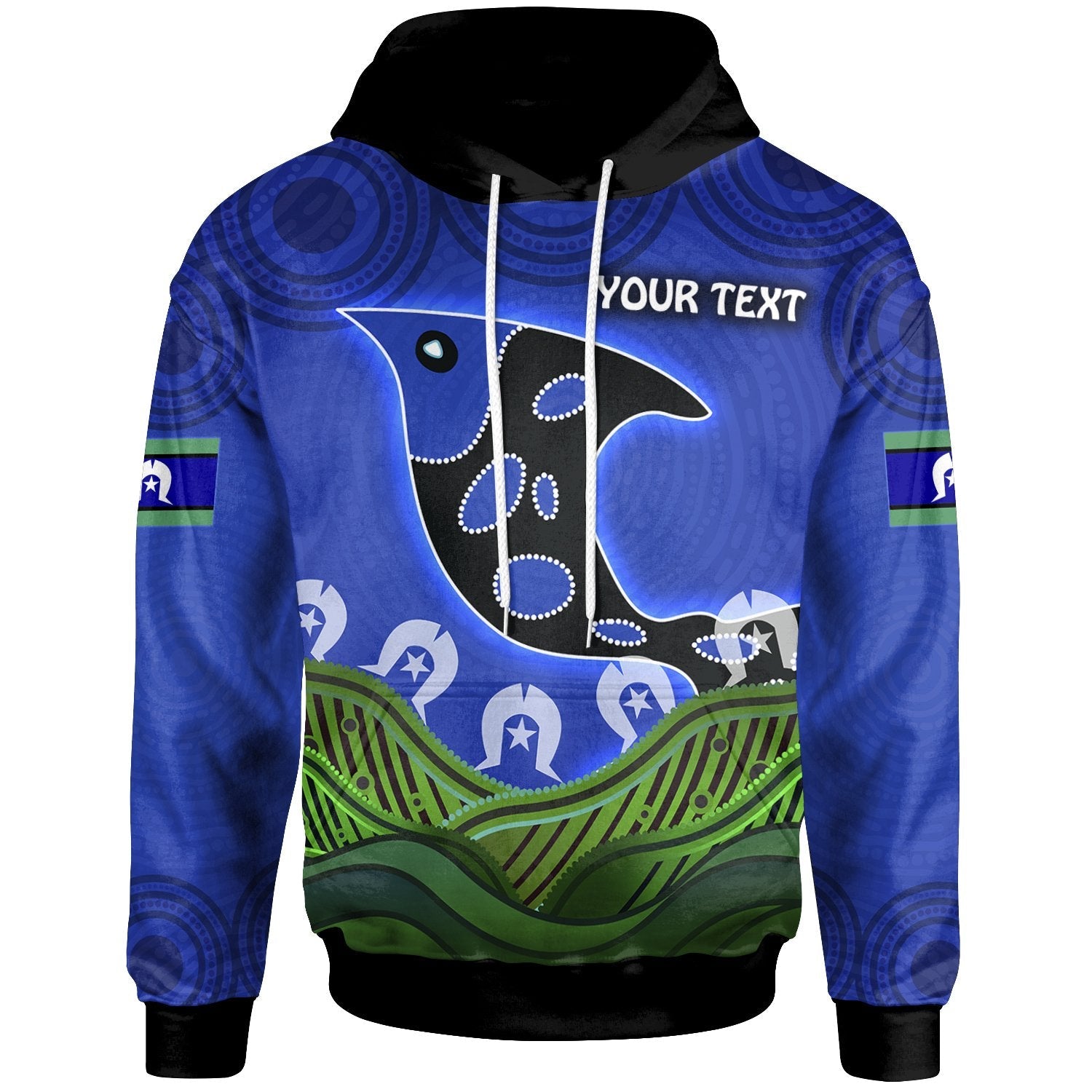 personalised-hoodie-torres-strait-dot-patterns