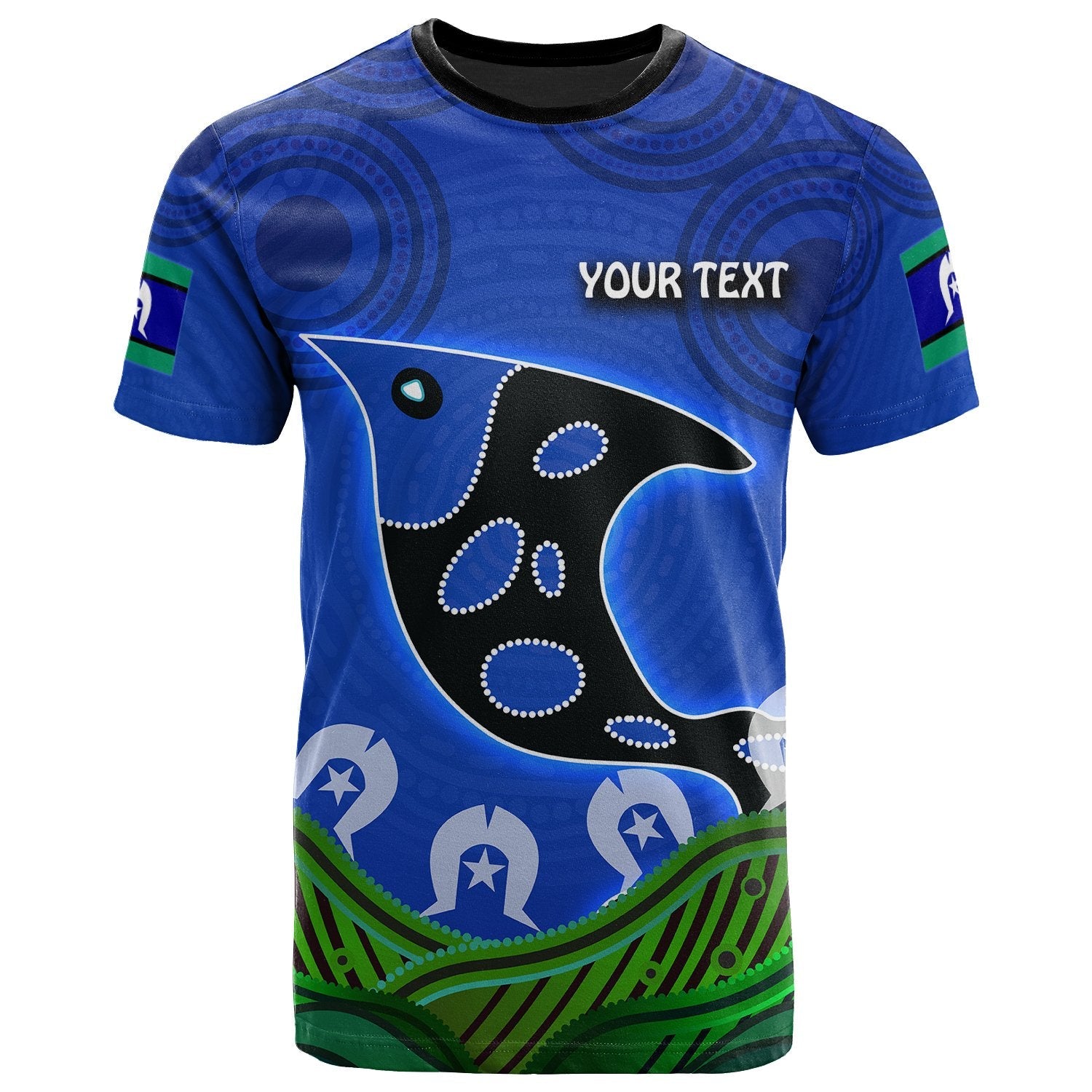 personalised-t-shirt-torres-strait-dot-patterns