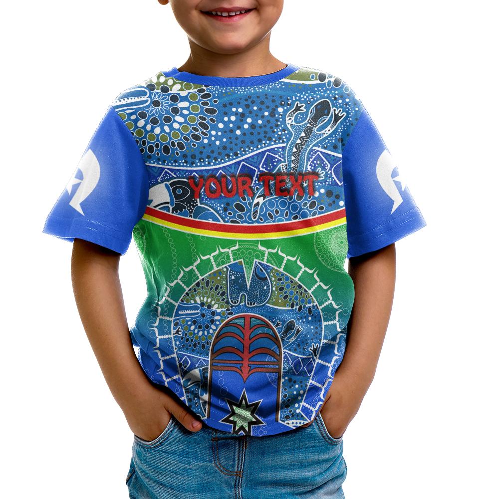 personalised-t-shirt-kids-torres-strait-symbol-with-aboriginal-patterns