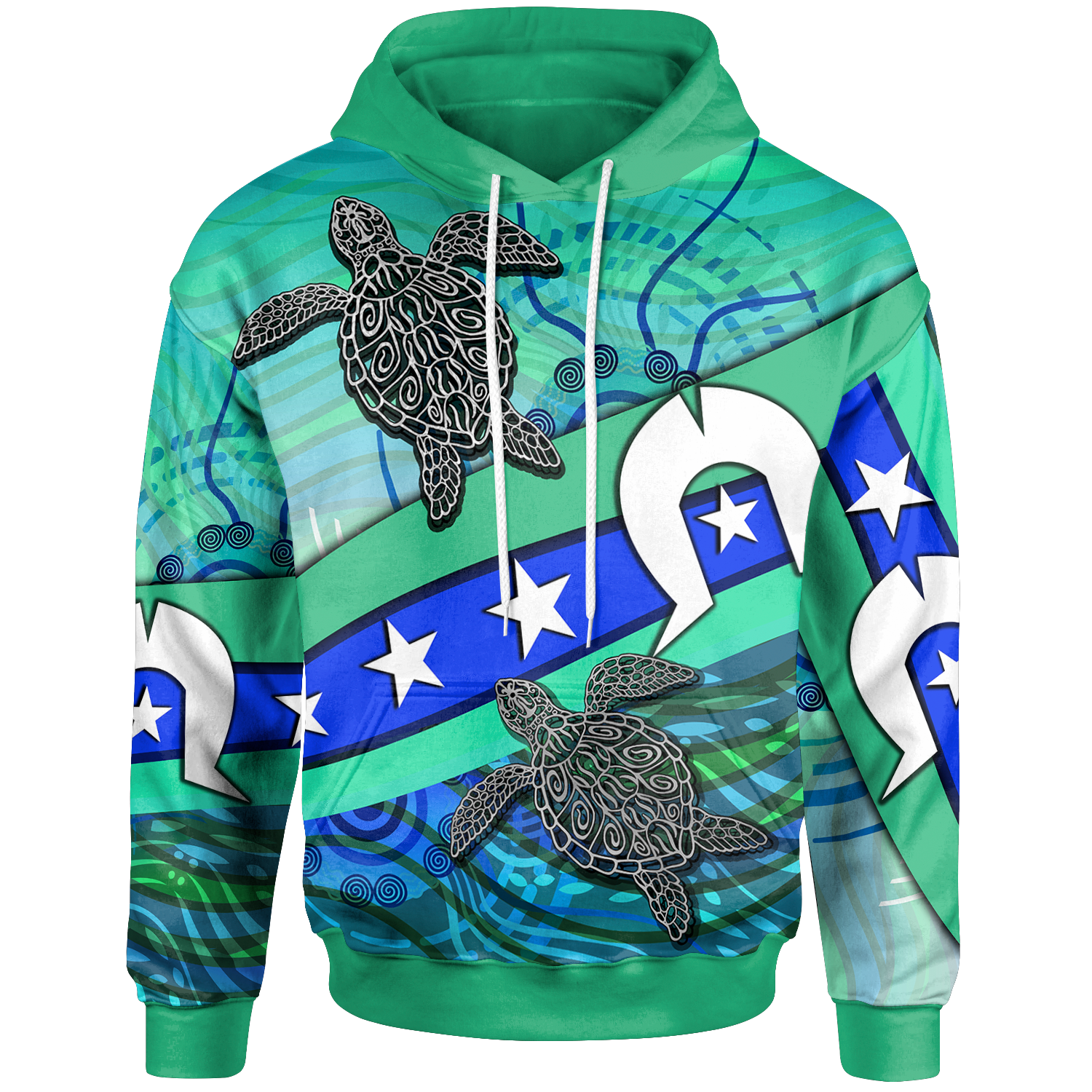 hoodie-torres-strait-flag-and-turtle