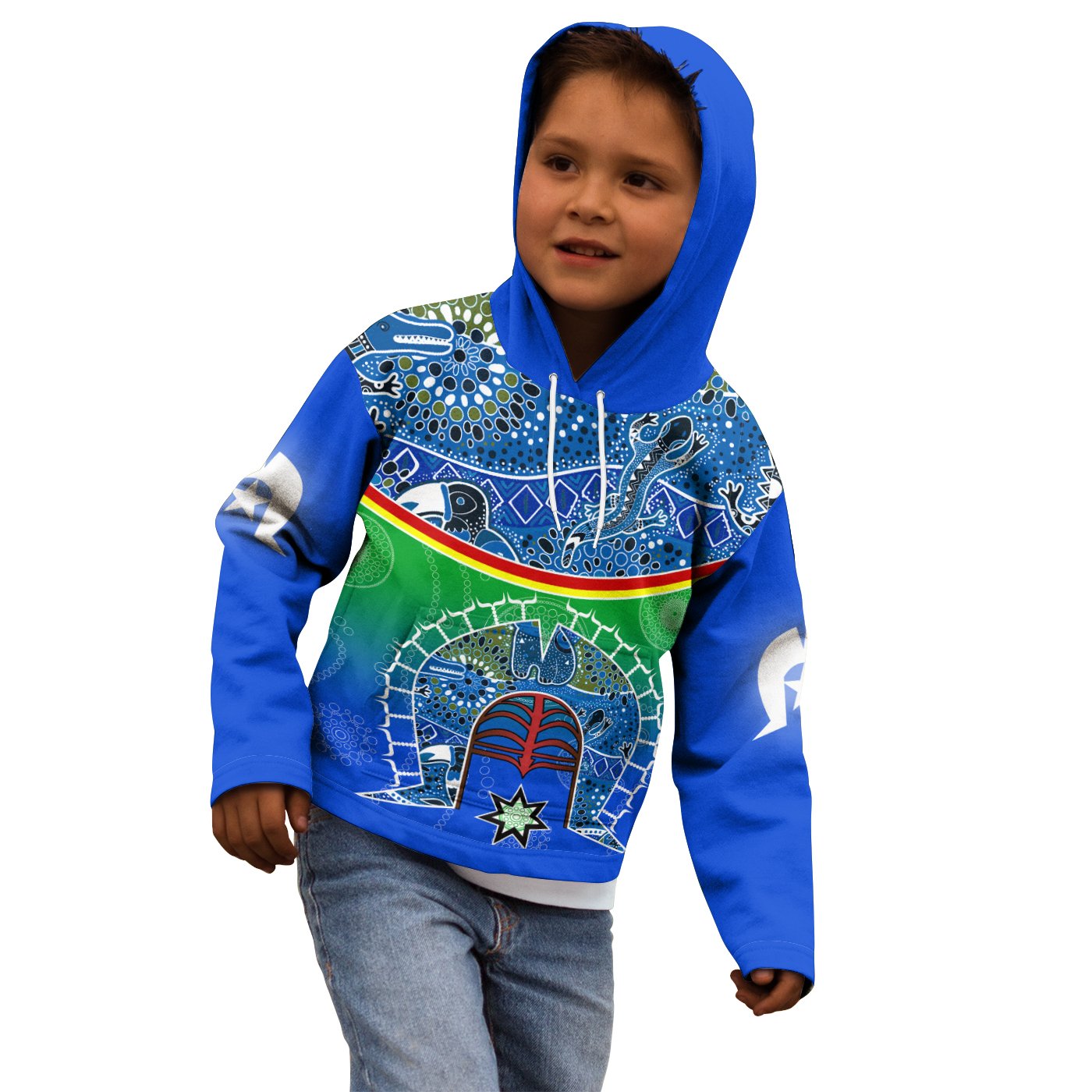 hoodie-kids-torres-strait-symbol-with-aboriginal-patterns