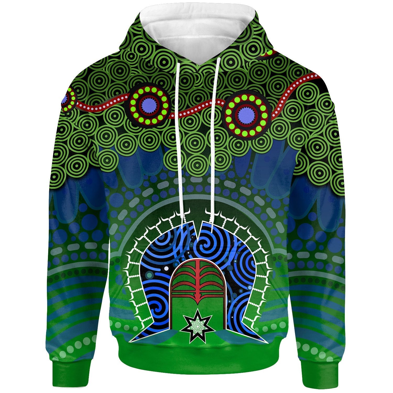 torres-strait-hoodie-dhari-and-dot-patterns