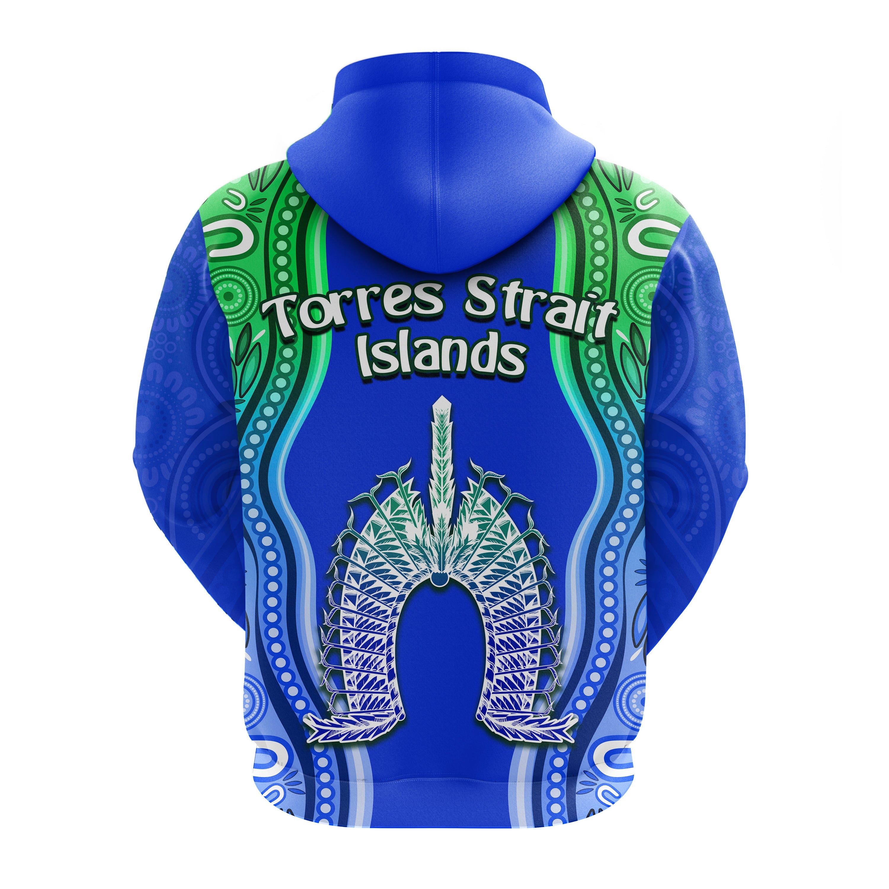 torres-strait-islands-zip-hoodie-the-dhari-mix-aboriginal-turtle-version-blue-lt13