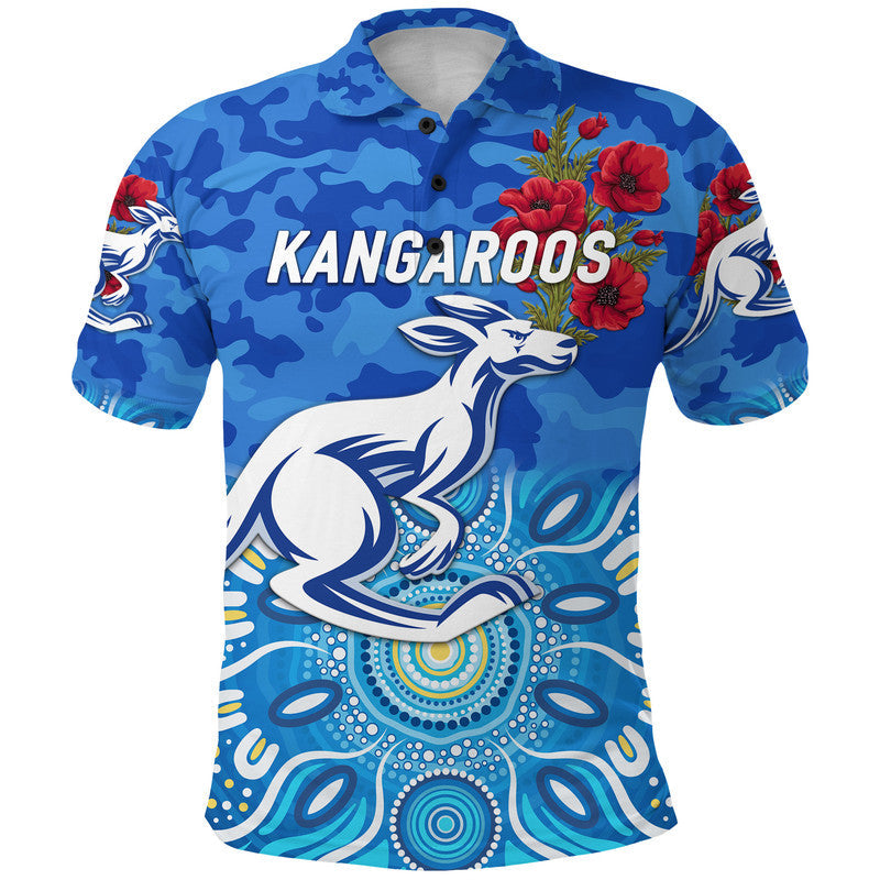 custom-personalised-north-melbourne-kangaroos-anzac-polo-shirt-indigenous-vibes