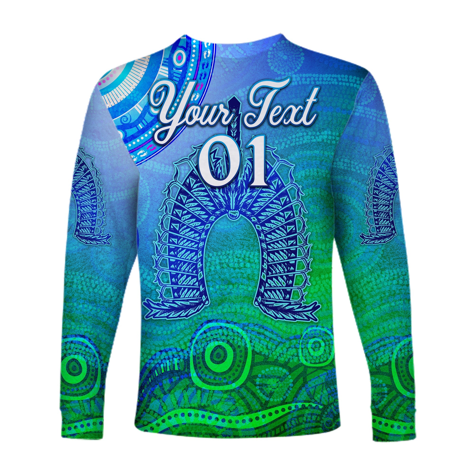 custom-personalised-aboriginal-torres-strait-islands-long-sleeve-shirt-wave-vibes-lt8