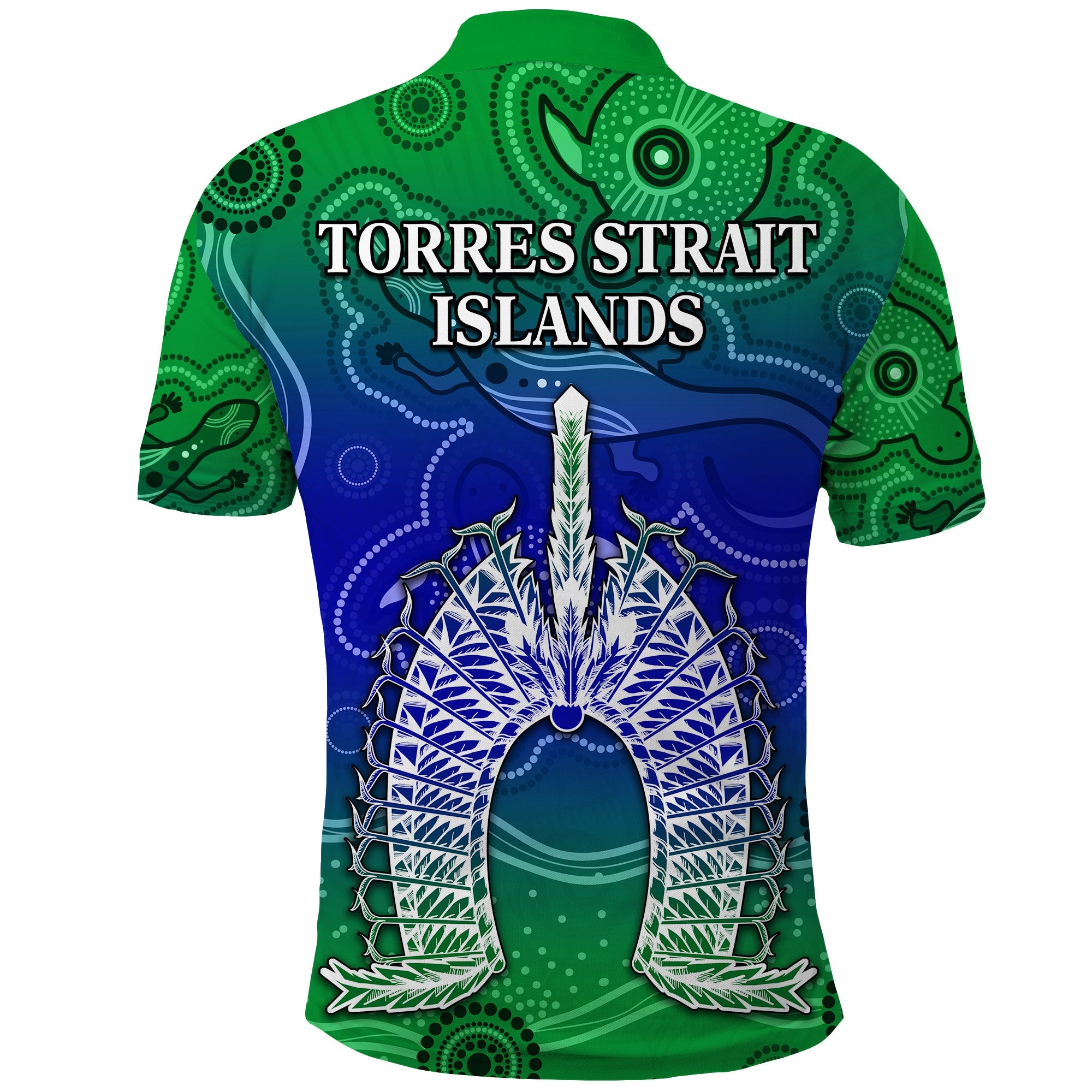 torres-strait-islands-polo-shirt-aboriginal-art-lizard-symbol-peace-lt13