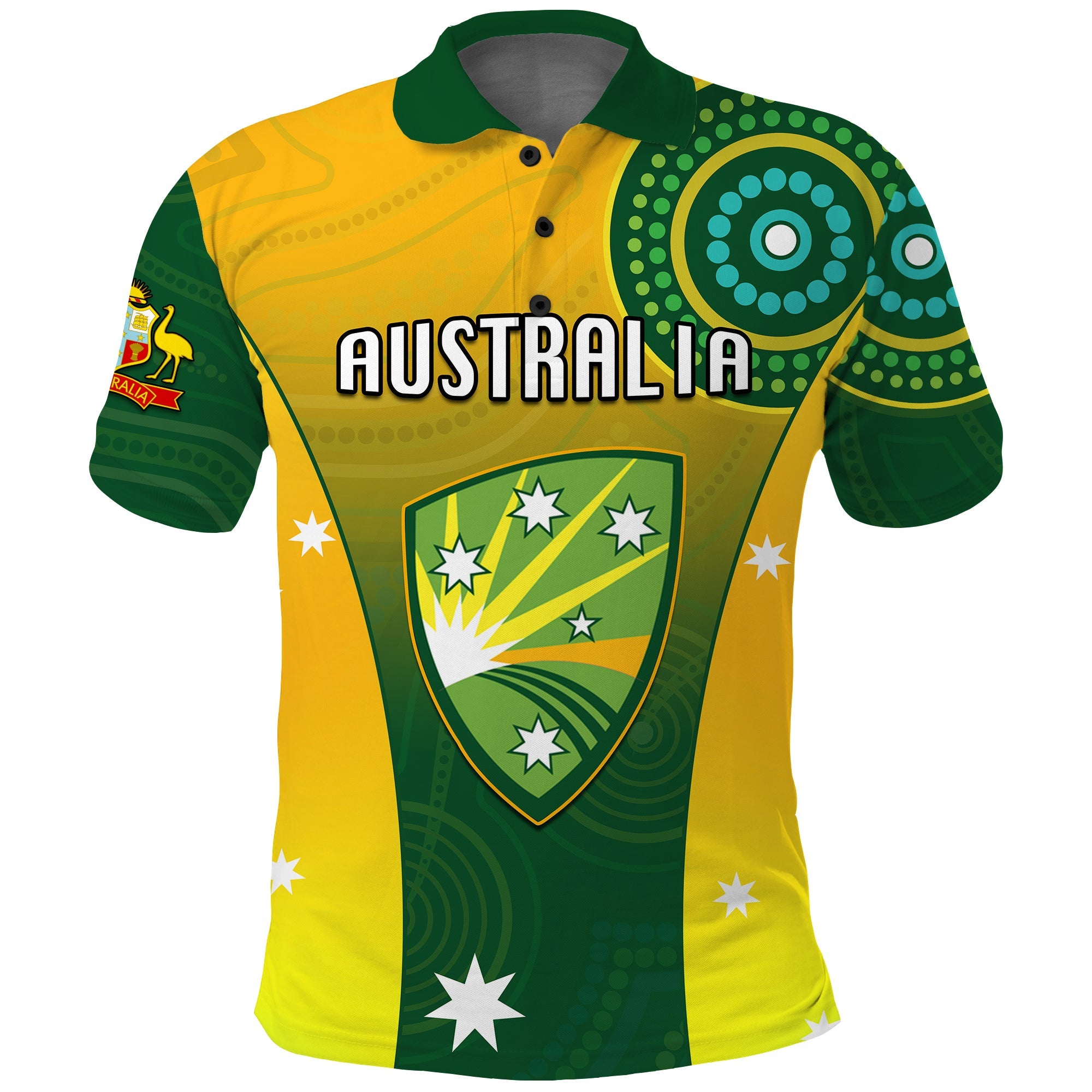 cricket-australia-polo-shirt-unique-aboriginal-lt13