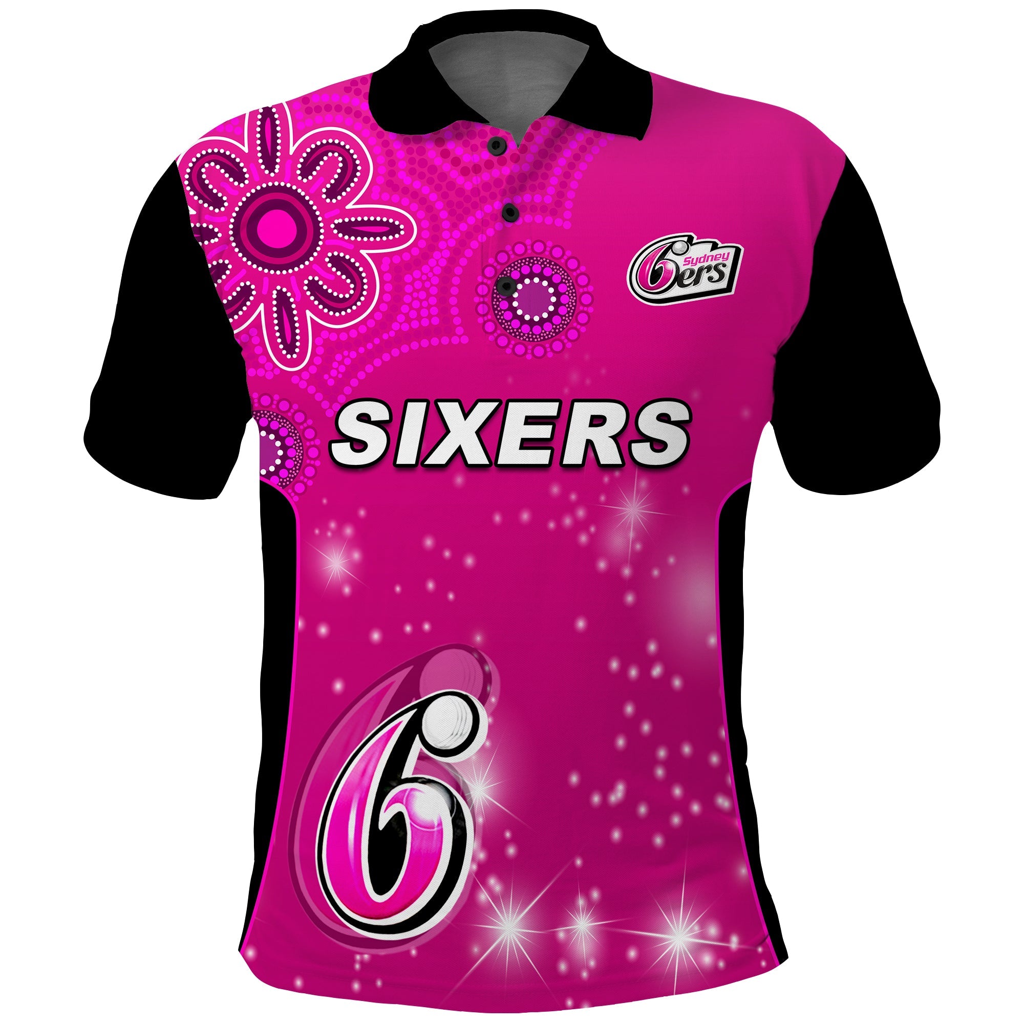 custom-text-and-number-sydney-sixers-polo-shirt-cricket-australia-aboriginal-lt13