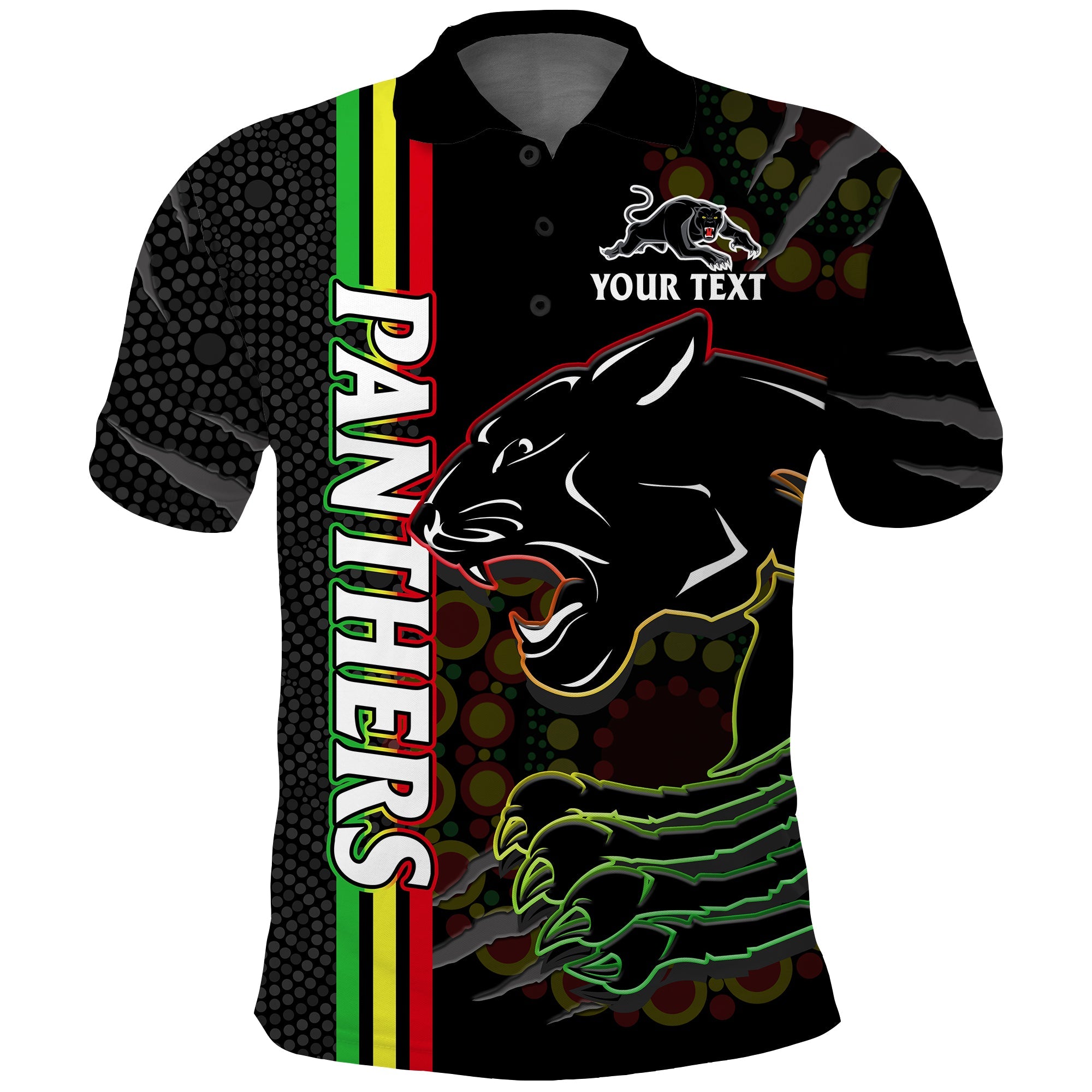 custom-text-and-number-panthers-rugby-polo-shirt-the-mountain-men-aboriginal-art-dynamic