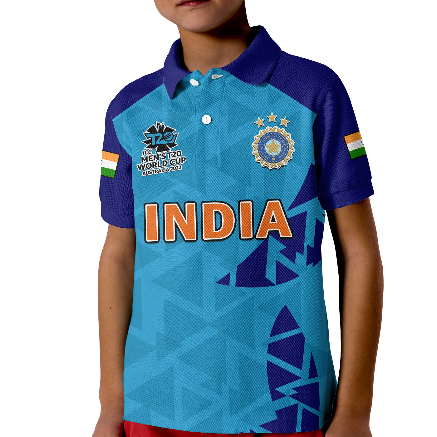 custom-text-and-number-india-cricket-polo-shirt-men-in-blue-2022-mens-t20-world-cup