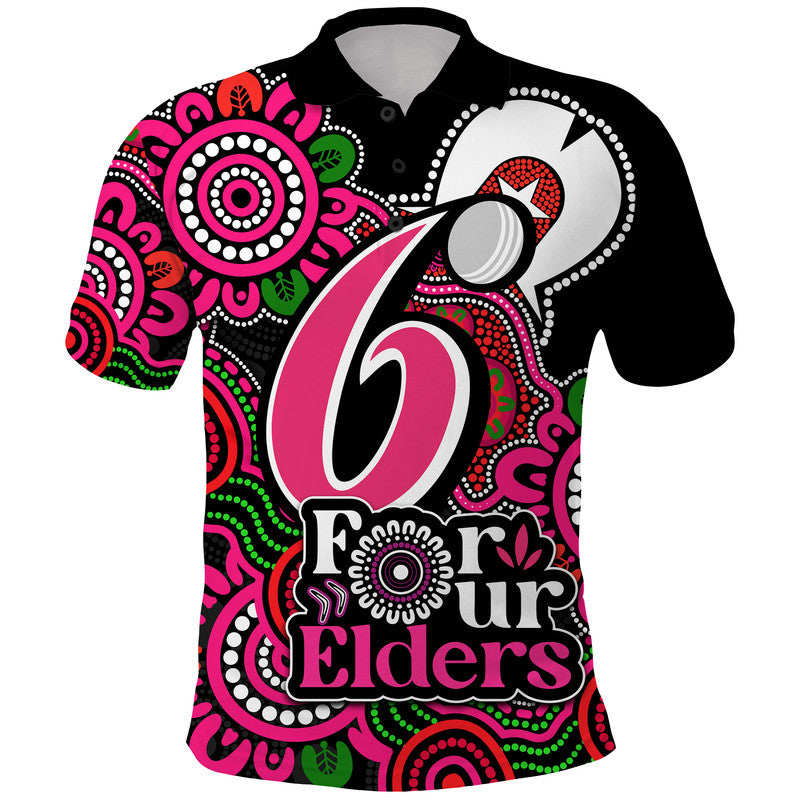 custom-personalised-sydney-sixers-cricket-polo-shirt-naidoc-torres-strait-for-our-elders