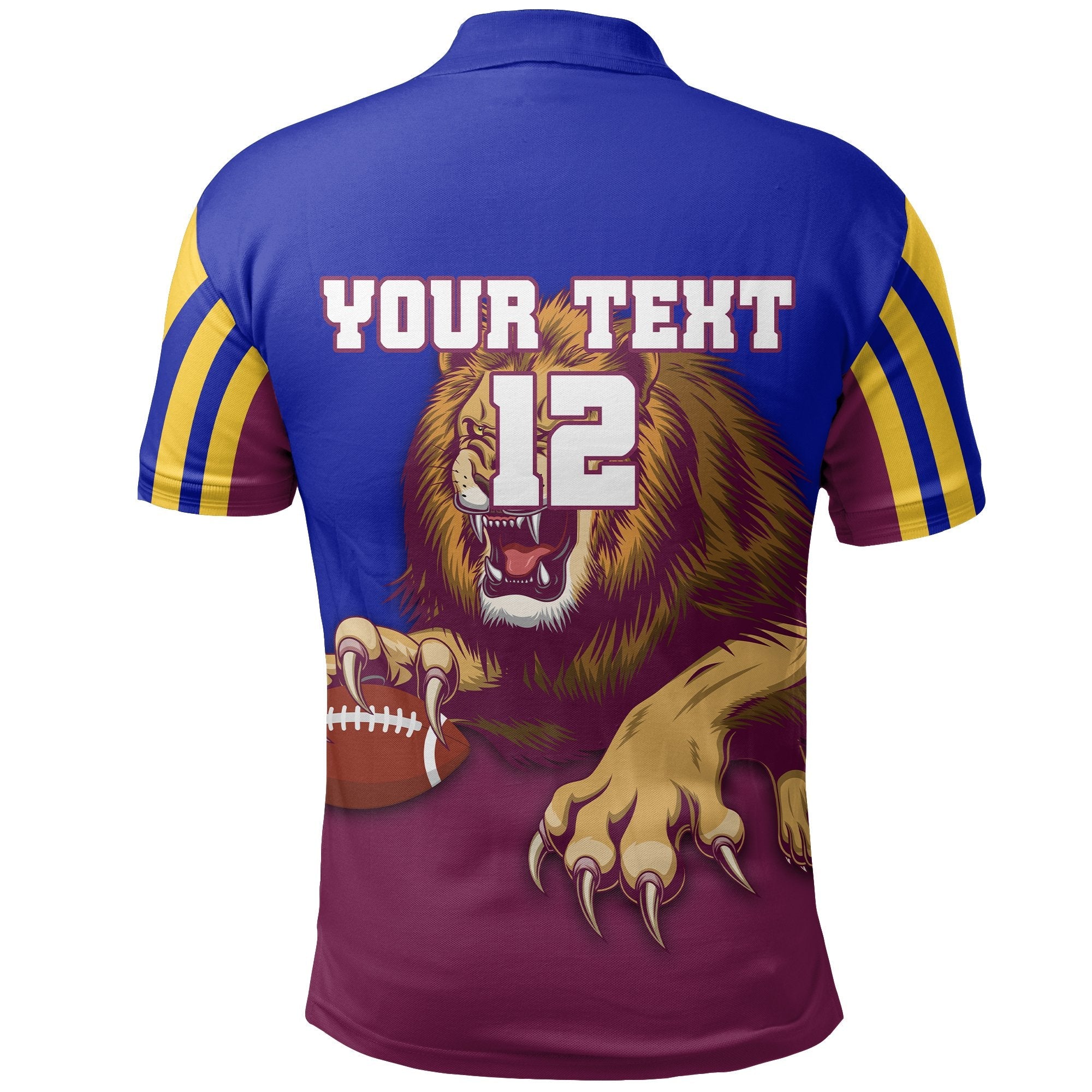 custom-personalised-brisbane-polo-shirt-lions-three-stripes