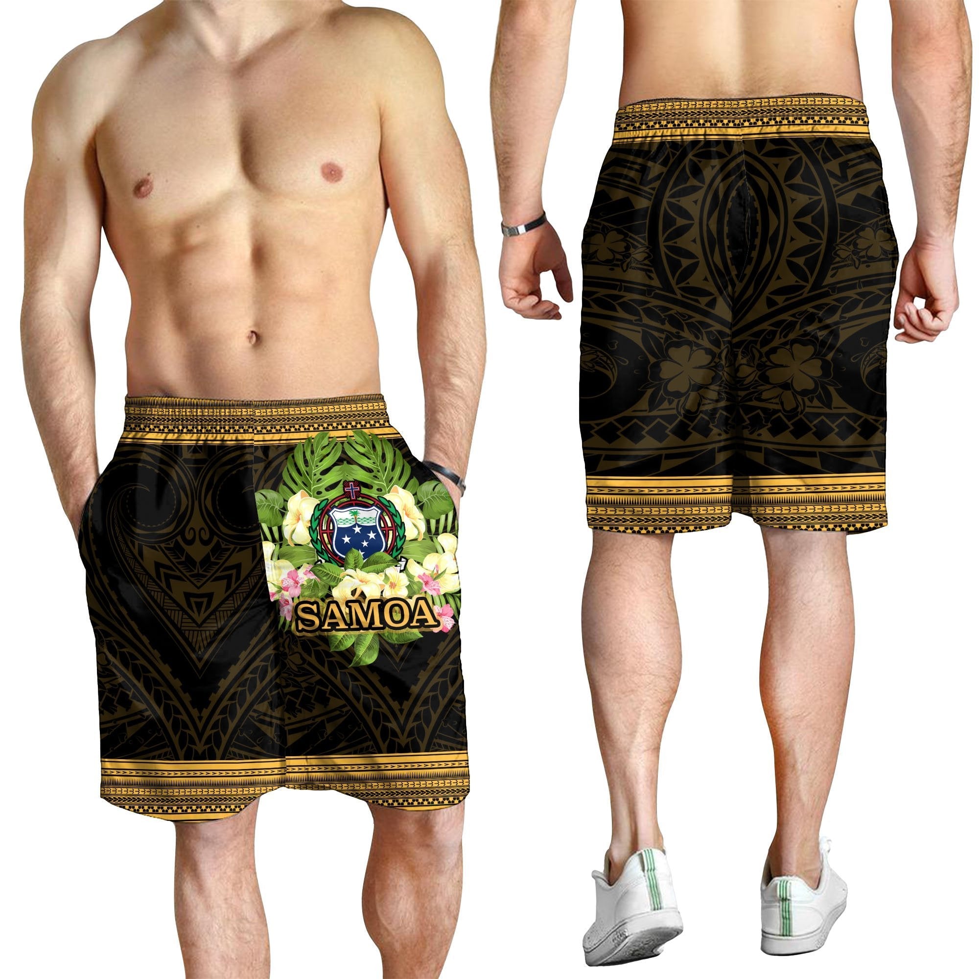 samoa-mens-shorts-polynesian-gold-patterns-collection