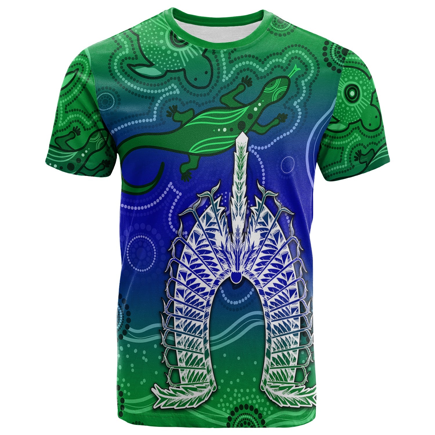 torres-strait-islands-t-shirt-aboriginal-art-lizard-symbol-peace-lt13