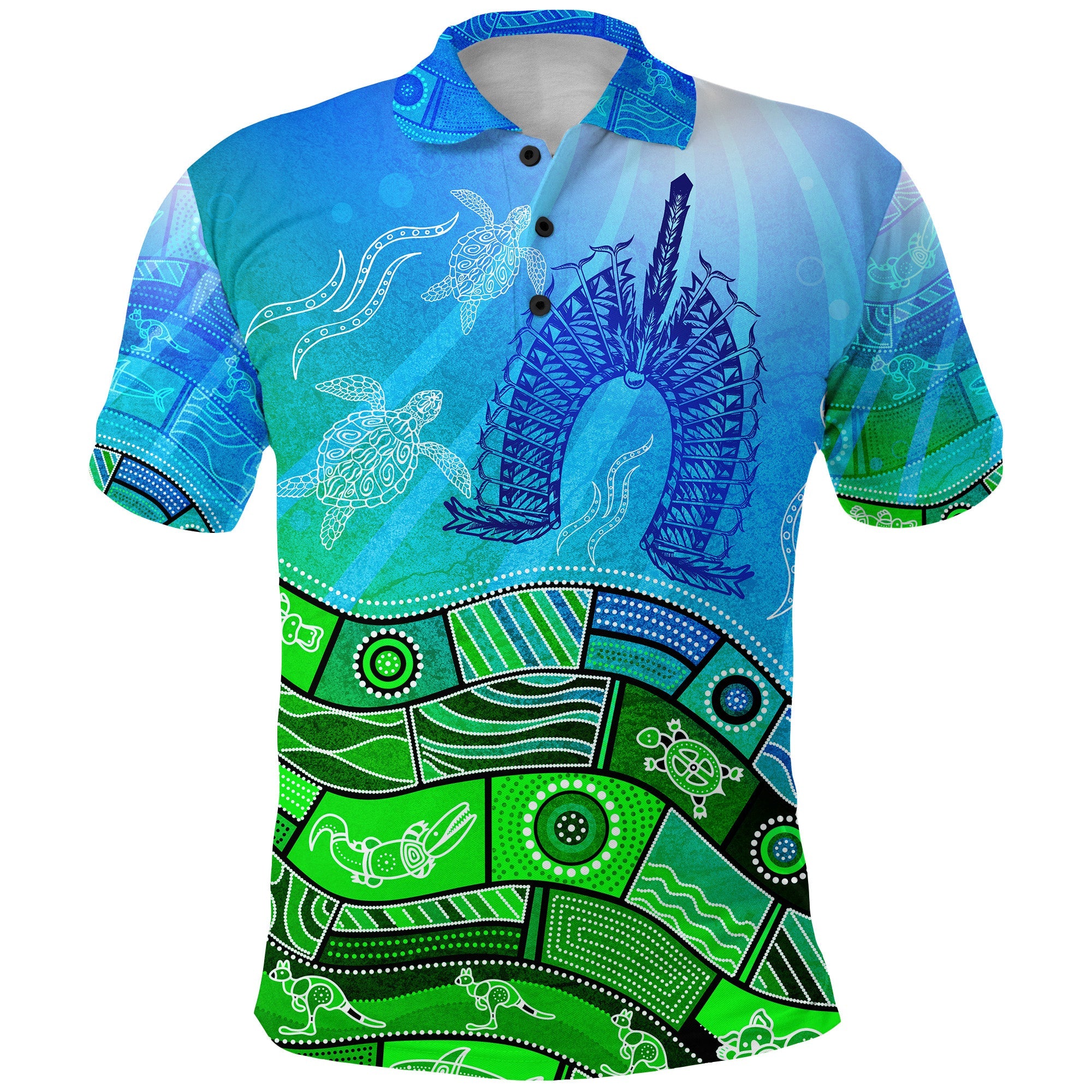 custom-personalised-aboriginal-torres-strait-islands-polo-shirt-towards-the-light-lt8