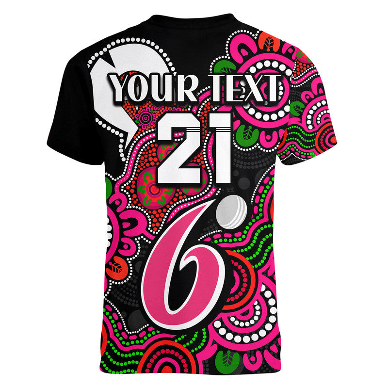 custom-personalised-sydney-sixers-cricket-v-neck-t-shirt-naidoc-torres-strait-for-our-elders