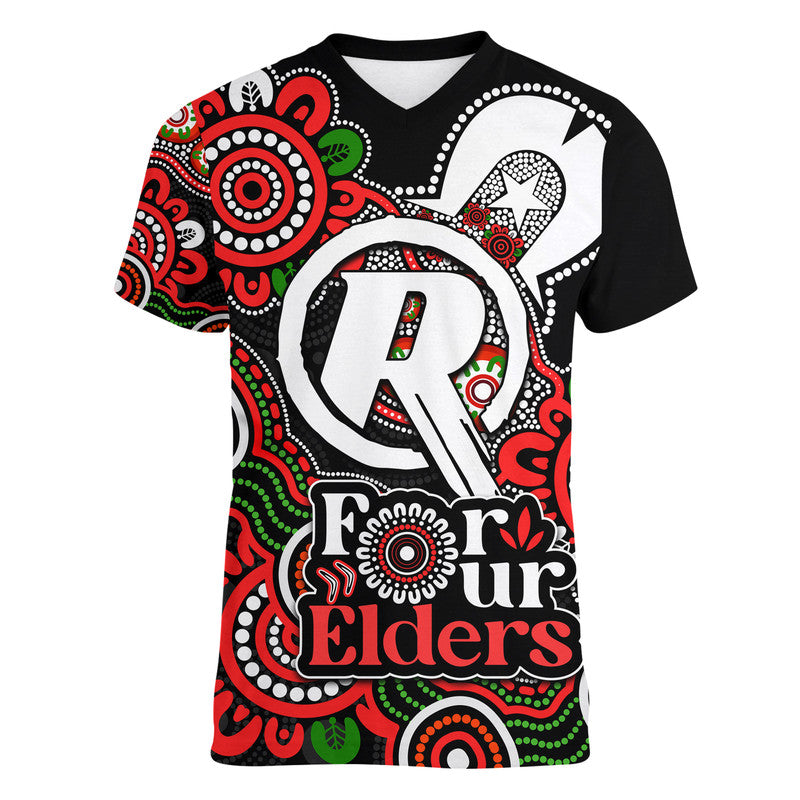 custom-personalised-melbourne-renegades-cricket-v-neck-t-shirt-naidoc-torres-strait-for-our-elders