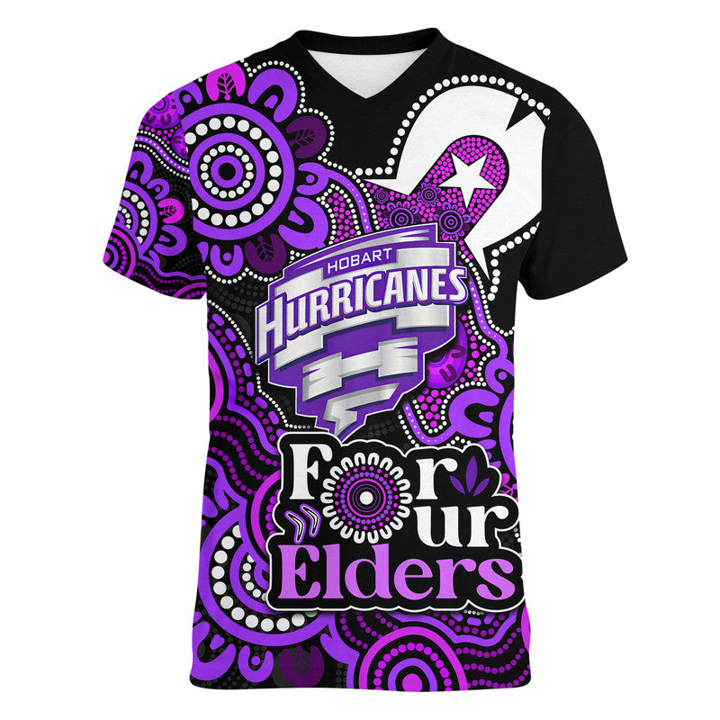 custom-personalised-hobart-hurricanes-cricket-v-neck-t-shirt-naidoc-torres-strait-for-our-elders