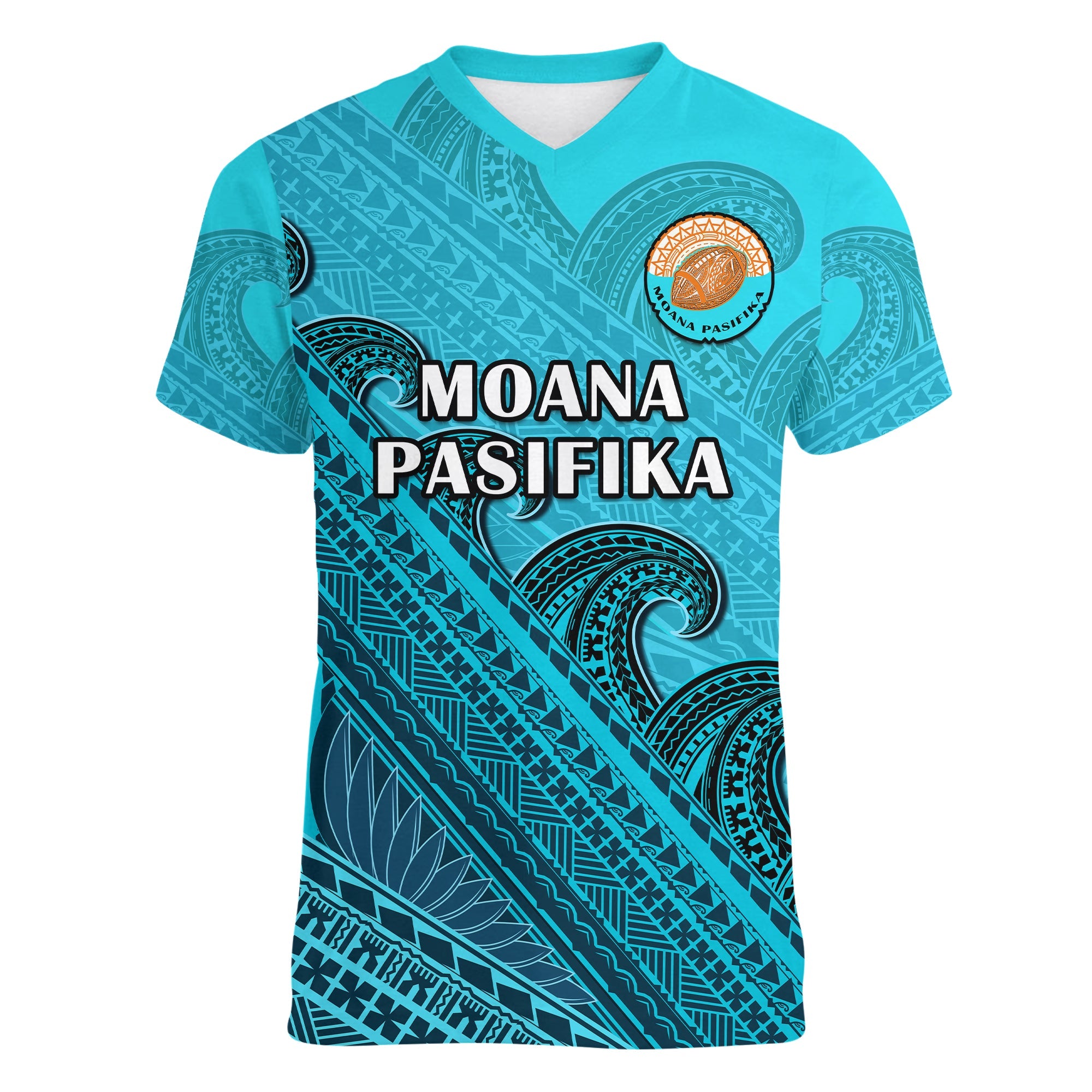 custom-text-and-number-moana-pasifika-rugby-v-neck-t-shirt-aotearoa-super-polynesian-pattern