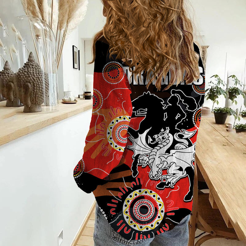 dragon-rugby-naidoc-2023-women-casual-shirt-torres-strait-aboriginal