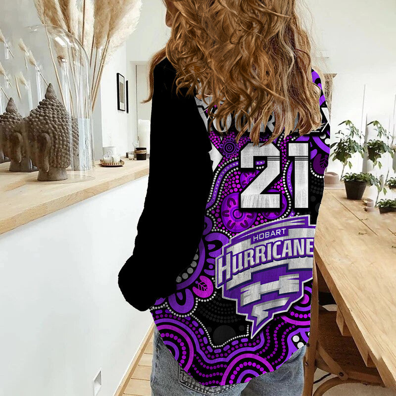 custom-personalised-hobart-hurricanes-cricket-women-casual-shirt-naidoc-torres-strait-for-our-elders