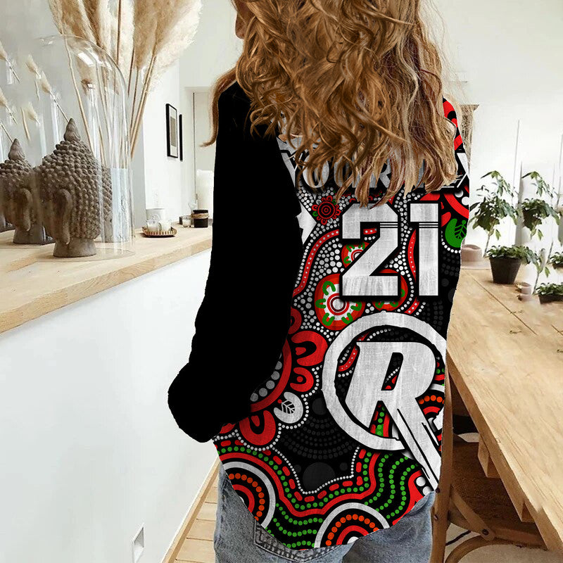 custom-personalised-melbourne-renegades-cricket-women-casual-shirt-naidoc-torres-strait-for-our-elders