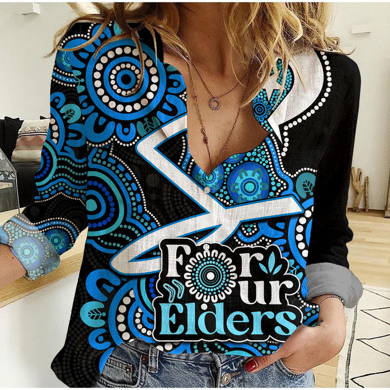 adelaide-strikers-cricket-women-casual-shirt-naidoc-torres-strait-for-our-elders