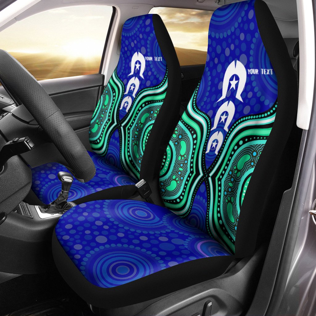 torres-strait-personalised-car-seat-covers-torres-strait-symbol-and-aboriginal-patterns