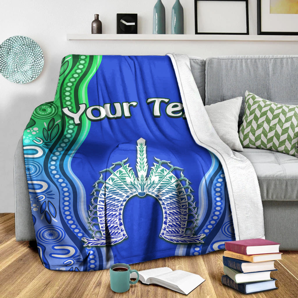 custom-personalised-torres-strait-islands-premium-blanket-the-dhari-mix-aboriginal-turtle-version-blue-02-lt13