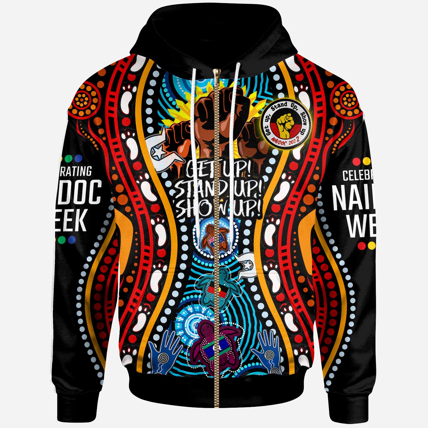 australia-naidoc-week-2022-custom-hoodie-aboriginal-inspired-and-torres-strait-islander-get-up-stand-up-show-up