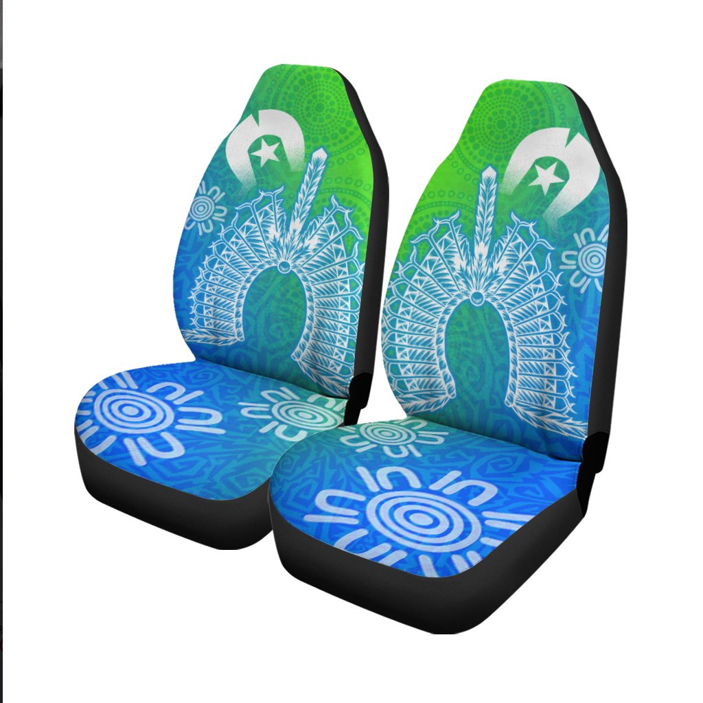 torres-strait-islander-car-seat-covers-dhari-mask-ocean-style