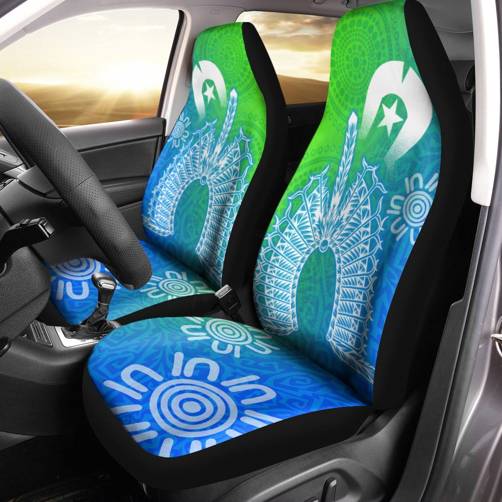 torres-strait-islander-car-seat-covers-dhari-mask-ocean-style