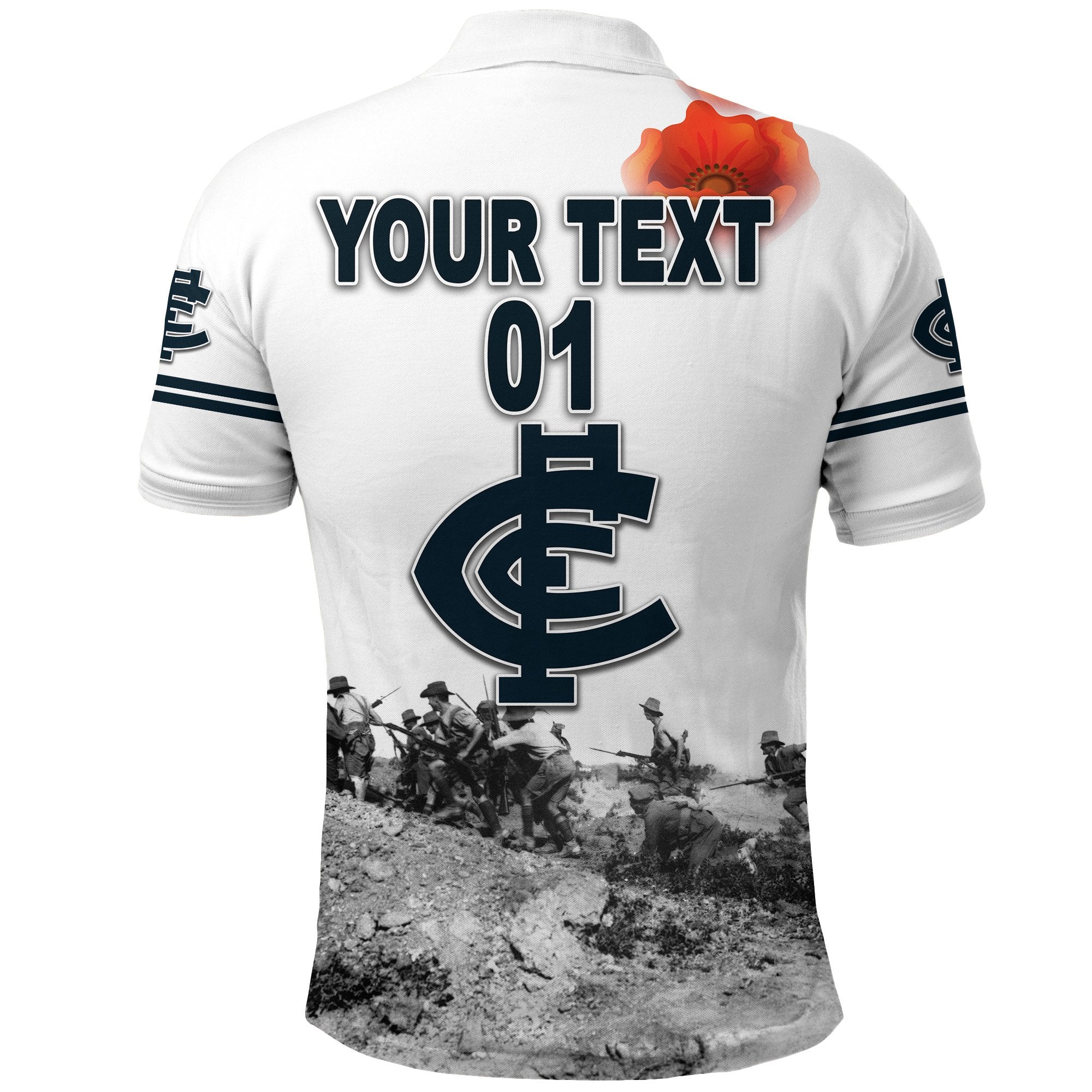 custom-personalised-carlton-polo-shirt-blues-original-style-white-custom-text-and-number