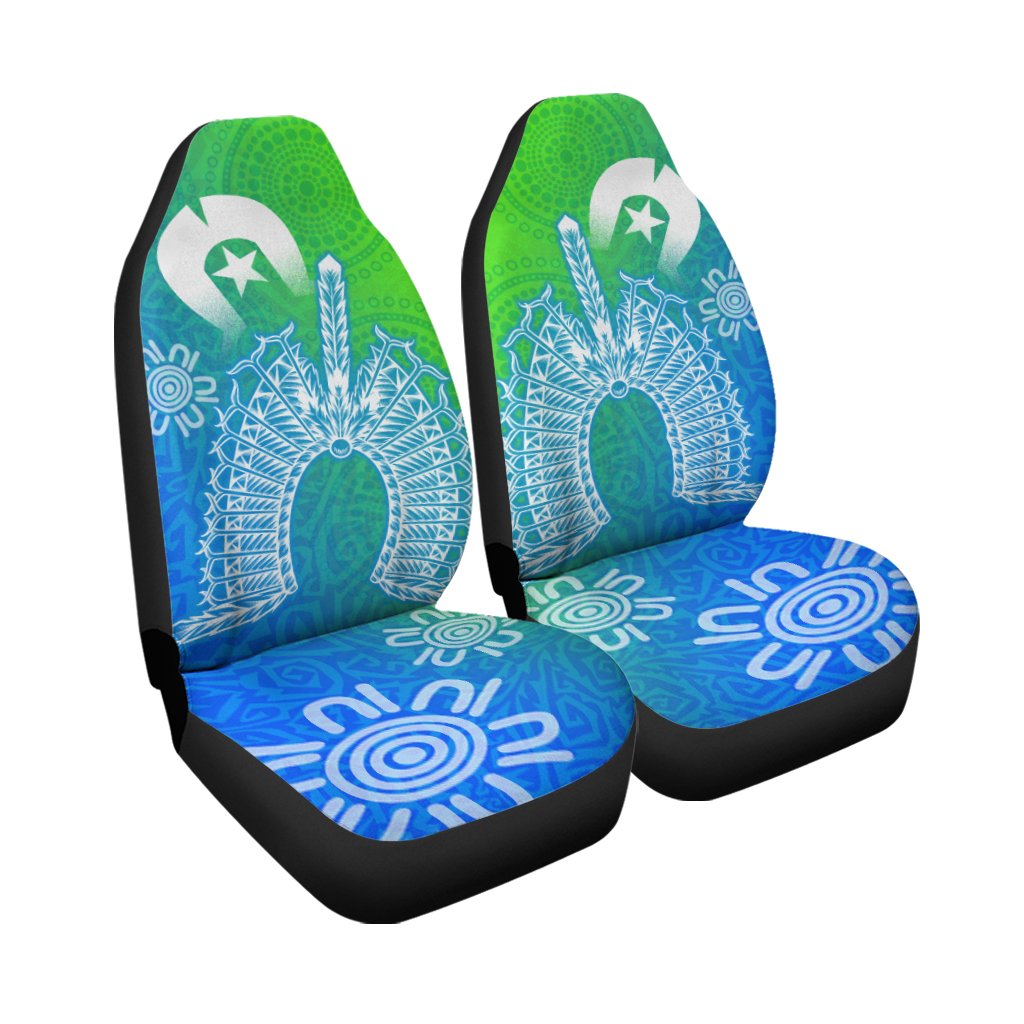 torres-strait-islander-car-seat-covers-dhari-mask-ocean-style