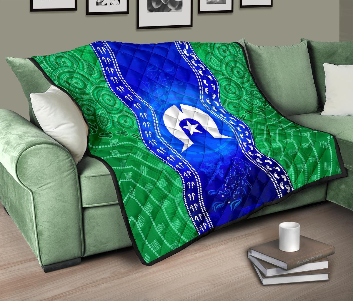 torres-strait-islanders-premium-quilt-torres-symbol-with-aboriginal-patterns