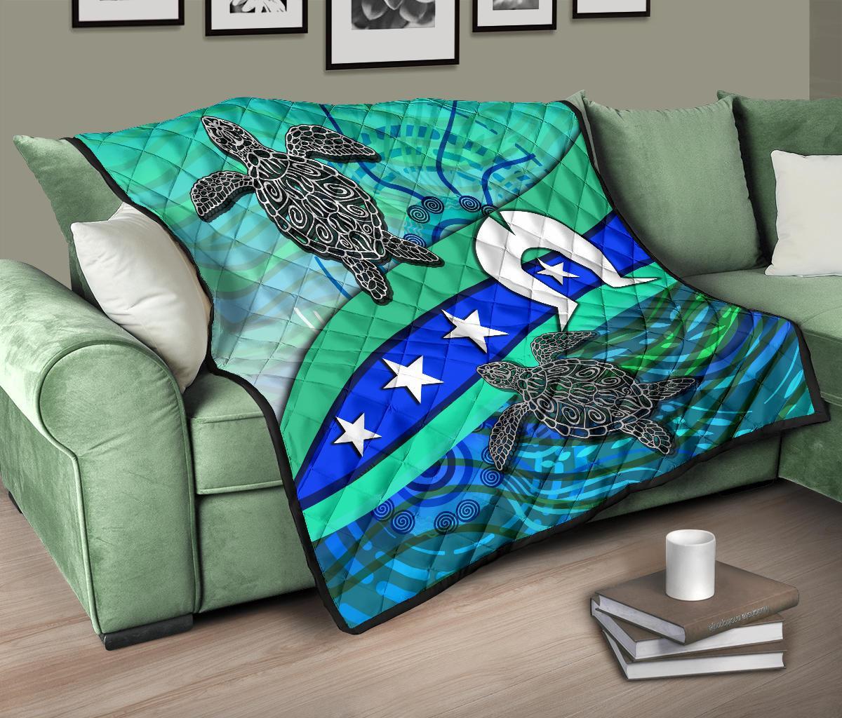 premium-quilt-torres-strait-flag-and-turtle