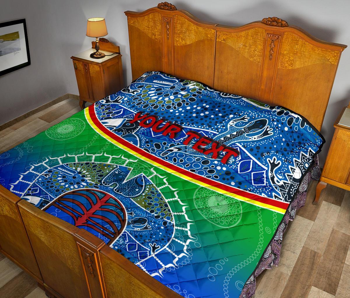 personalised-premium-quilt-torres-strait-symbol-with-aboriginal-patterns