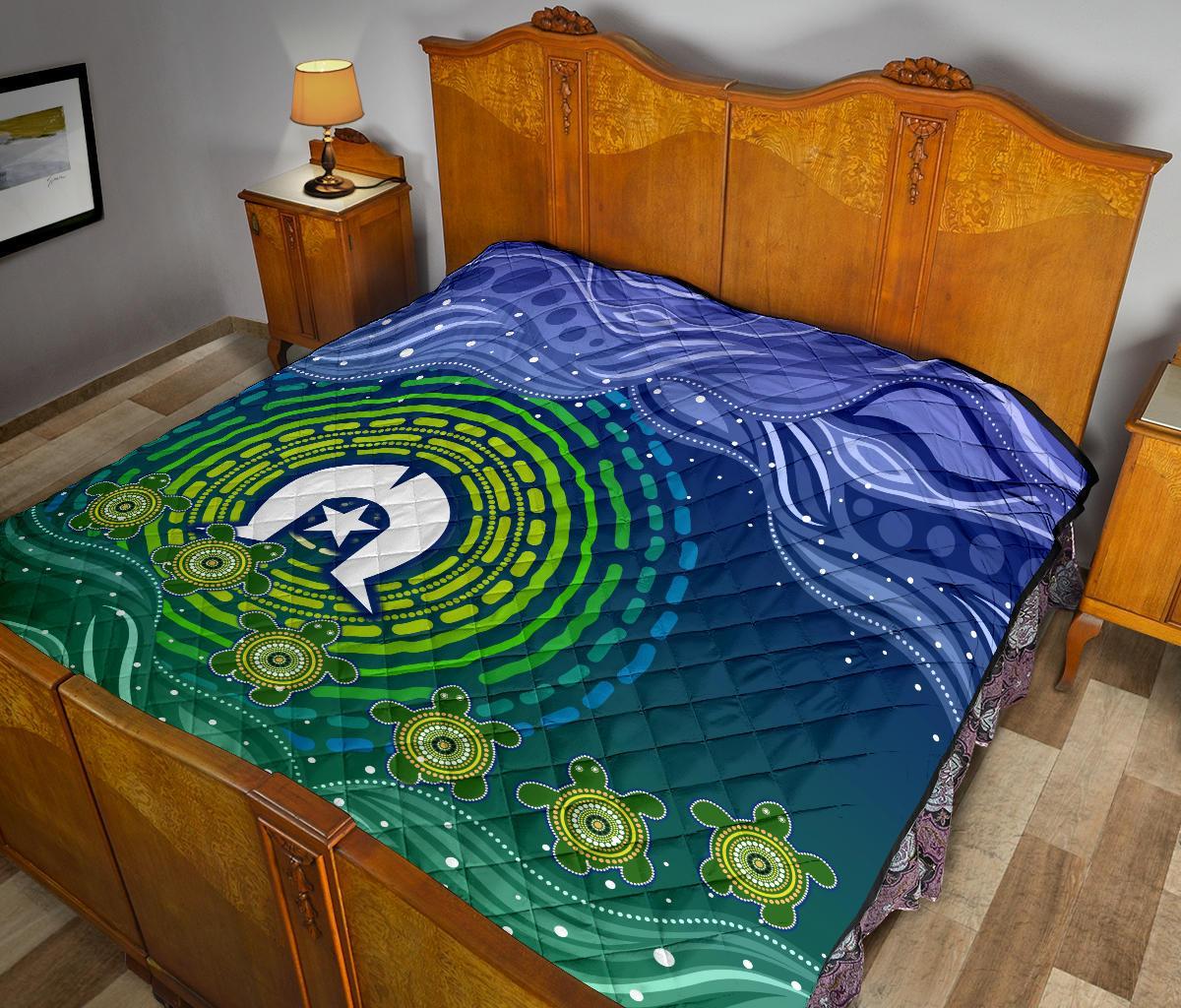 torres-strait-islanders-premium-quilt-aboriginal-turtle