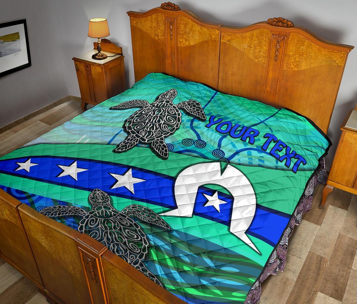 personalised-premium-quilt-torres-strait-flag-and-turtle