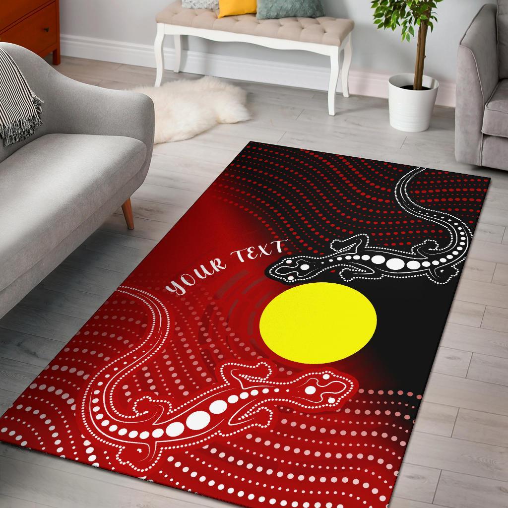 custom-aboriginal-area-rug-two-indigenous-lizard