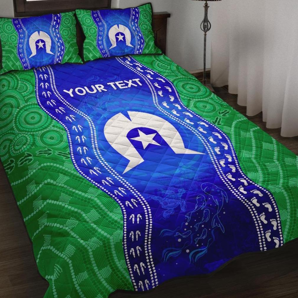 custom-torres-strait-islanders-quilt-bed-set-torres-symbol-with-aboriginal-patterns