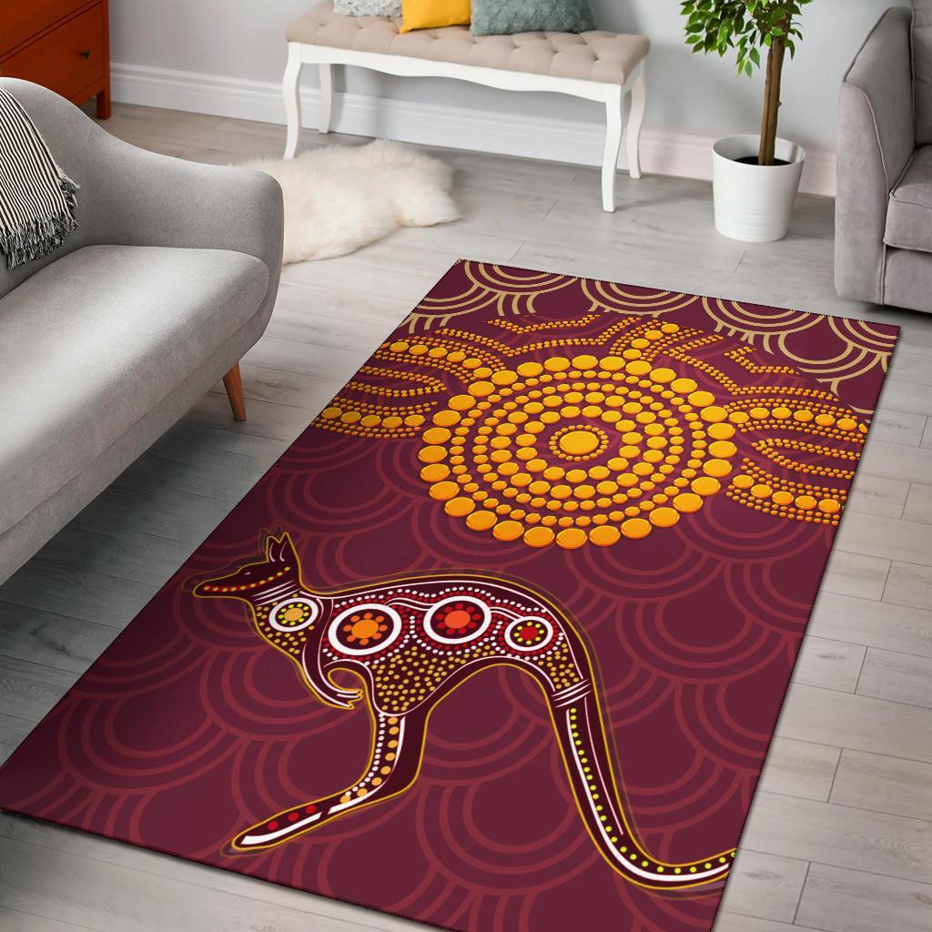 aboriginal-area-rug-aboriginal-kangaroo