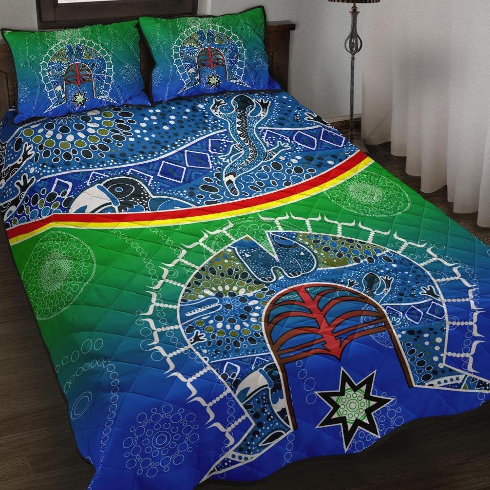 quilt-bed-set-torres-strait-symbol-with-aboriginal-patterns