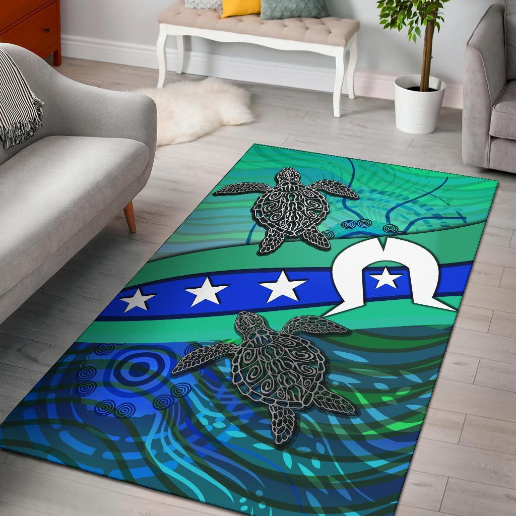 area-rug-torres-strait-flag-and-turtle