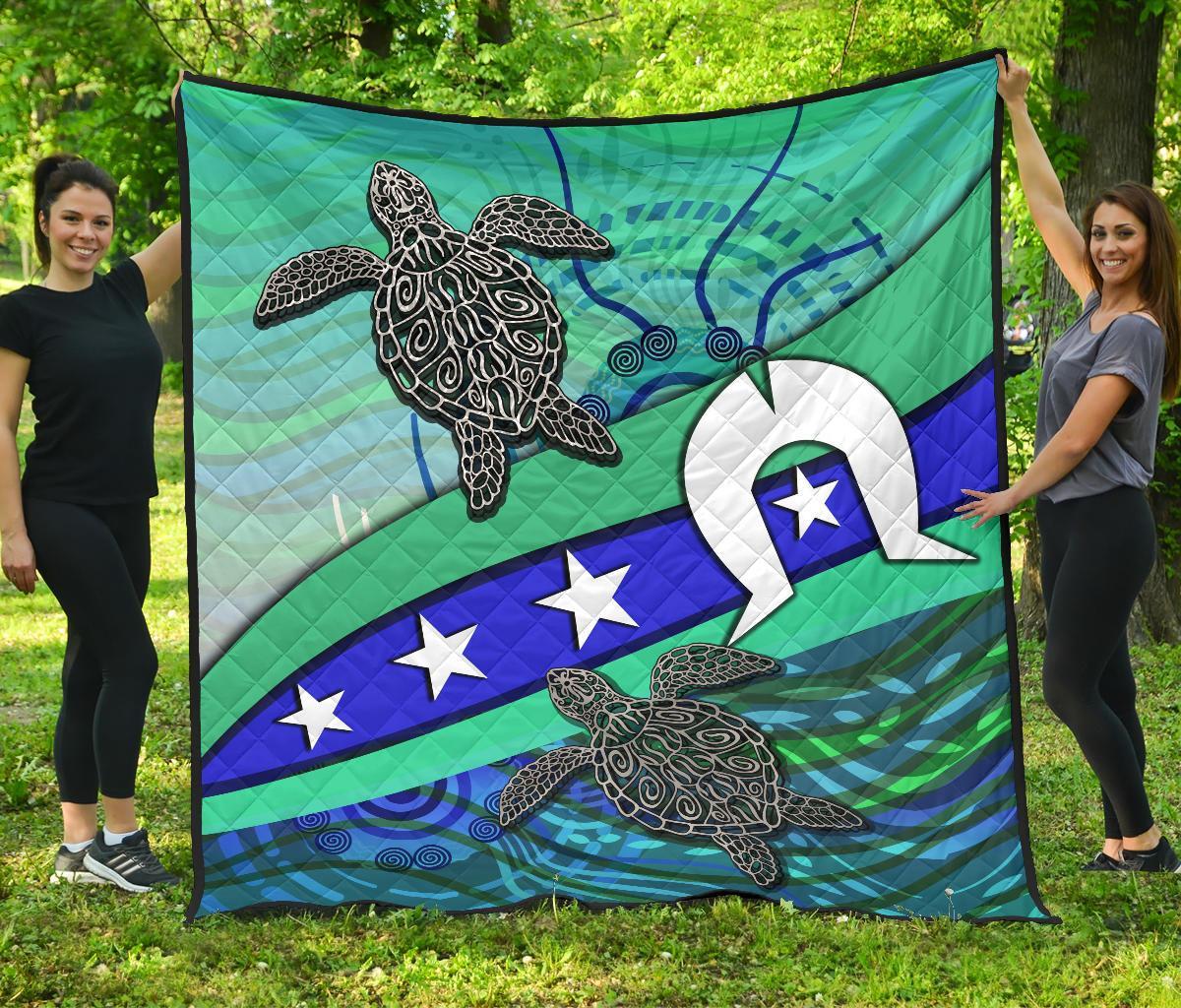 premium-quilt-torres-strait-flag-and-turtle