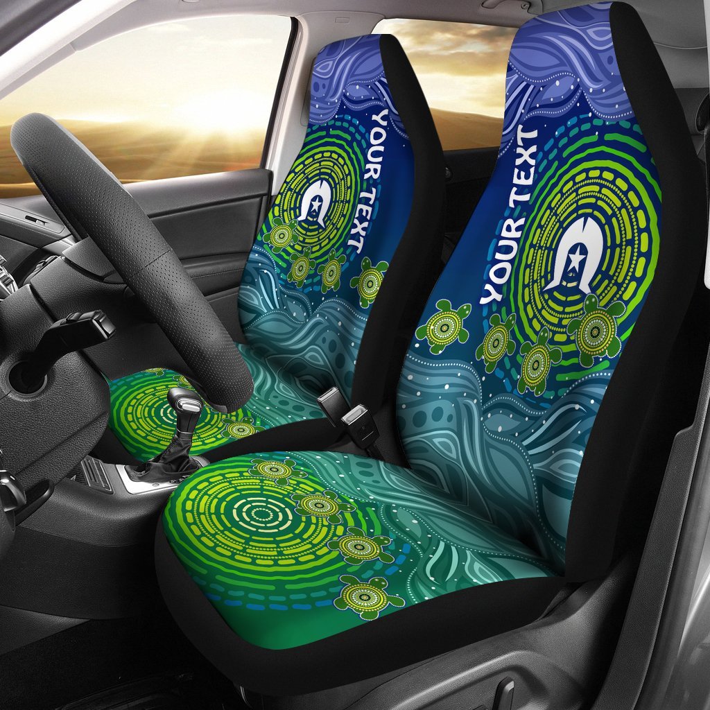 custom-text-torres-strait-islanders-car-seat-covers-aboriginal-turtle